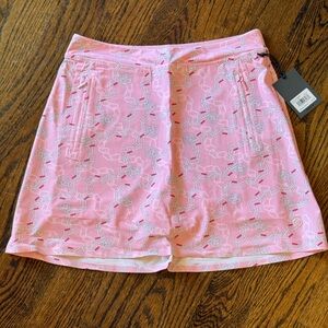 G/Fore - Ladies Pink Patterned Golf Skirt
